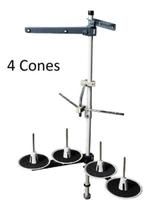 Porta fio 4 cones para maquina de costura industrial Porta fio 4 cones para maquina de costura industrial