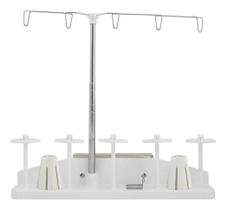 Porta Fio 5 Cones Janome Doméstica Portatil Bordado Costura Porta Fio 5 Cones Janome Doméstica Portatil Bordado Costura