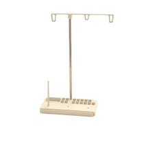 Porta Fio Com Suporte de Carretel 3 Cones - Branco Porta Fio Com Suporte de Carretel 3 Cones - Branco
