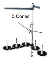 Porta fio de 5 Cones Máquina de Costura Interloque Galoneira