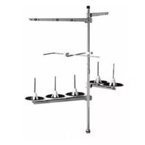 Porta Fio De 5 Cones p/ Máquina De Costura, Interloque e Galoneira