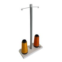 Porta Fio Suporte Carretel Linha 2 Cones Maquina De Costura