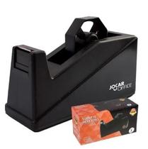 Porta fita adesiva preto jocar 98003 suporte fitas grandes 25mm x 200m Porta fita adesiva preto jocar 98003 suporte fitas grandes 25mm x 200m