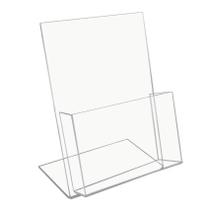 Porta folder de mesa acrilico a5 vertical - adox