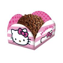Porta Forminha Docinhos Festa Hello Kitty 40 Unidades Festcolor - Produto Licenciado Porta Forminha Docinhos Festa Hello Kitty 40 Unidades Festcolor - Produto Licenciado