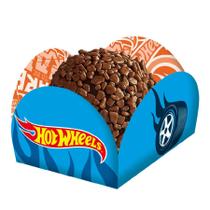 Porta Forminha para Doces Festa Hot Wheels - 40 Unidades - Festcolor Porta Forminha para Doces Festa Hot Wheels - 40 Unidades - Festcolor