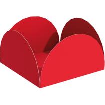 Porta Forminhas Vermelho Papel - Pacote com 40 Unidades Porta Forminhas Vermelho Papel - Pacote com 40 Unidades