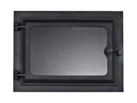 Porta Forno Ferro Fundido Com Vidro 28,5x33,5cm Porta Forno Ferro Fundido Com Vidro 28,5x33,5cm