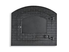 Porta Forno Ferro Fundido Igloo Vidro Libaneza 31,5x37,5cm Porta Forno Ferro Fundido Igloo Vidro Libaneza 31,5x37,5cm