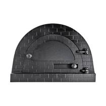 Porta Forno Ferro Igloo R Boquino Vidro Soleira Vedacao e 4 Dentes para Lenha Libaneza Porta Forno Ferro Igloo R Boquino Vidro Soleira Vedacao e 4 Dentes para Lenha Libaneza