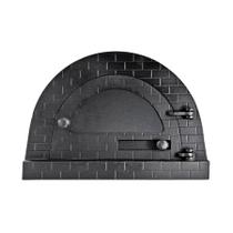 Porta Forno Ferro Igloo Vidro Soleira Libaneza 24,5x38,5cm Porta Forno Ferro Igloo Vidro Soleira Libaneza 24,5x38,5cm