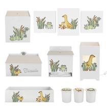 Porta Fralda Kit Higiene MDF Quarto Infantil Patinhos