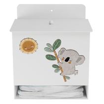 Porta Fralda Kit Higiene MDF Quarto Infantil Safari Savana