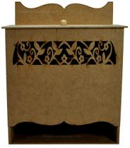 Porta Fraldas Bebê Arabesco Laser Mdf Madeira Porta Fraldas Bebê Arabesco Laser Mdf Madeira