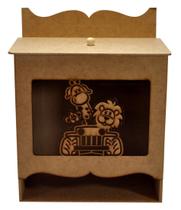 Porta Fraldas Bebê Safari 3d Madeira Mdf Madeira Porta Fraldas Bebê Safari 3d Madeira Mdf Madeira