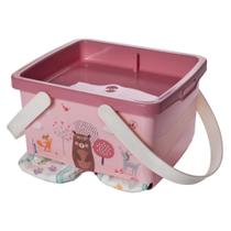 Porta Fraldas Caixa Organizadora 4,6l Com Alça Plasútil