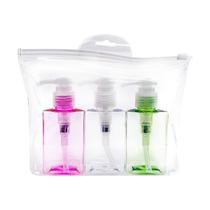 Porta Frascos Viagem Kit Organizador Necessaire Gel Creme