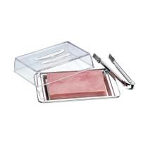 Porta-frios com pinça em acrílico Brinox 3 peças