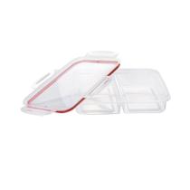 Porta frios com trampa hermética 2 divisorias bpa free