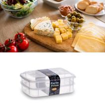 Porta Frios De Plastico 2 Andares Transparente 25cm