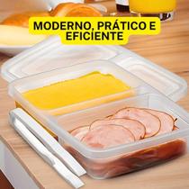 Porta Frios Duplo com Pinça 179 Nitron BPA FREE Porta Frios Duplo com Pinça 179 Nitron BPA FREE