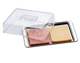 Porta Frios Duplo Inox E Tampa Acrílico -Wincy Porta Frios Duplo Inox E Tampa Acrílico -Wincy