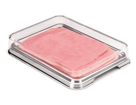 Porta Frios Forma Vision Retangular com Tampa e Bandeja Inox