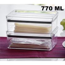 Porta Frios Hermético 770ml Pote Mantimentos Empilhavel Paramount Porta Frios Hermético 770ml Pote Mantimentos Empilhavel Paramount