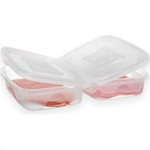 Porta Frios Plastico C/tampa Jaguar 2 Pçs