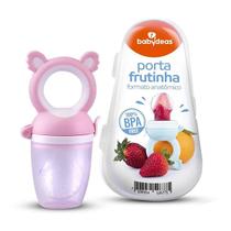 Porta Frutinha de Silicone Rosa Babydeas