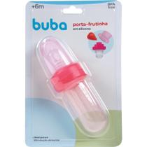Porta Frutinha Em Silicone Buba Rosa
