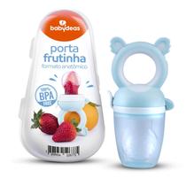 Porta Frutinhas Chupeta Alimentadora Babydeas Azul + Estojo