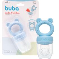 Porta frutinhas de Silicone Ursinho Azul Lanchinho 18852 Buba Porta frutinhas de Silicone Ursinho Azul Lanchinho 18852 Buba