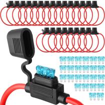 Porta-fusíveis em linha Shimeyao 14 AWG com fusíveis impermeáveis de 15A Porta-fusíveis em linha Shimeyao 14 AWG com fusíveis impermeáveis de 15A