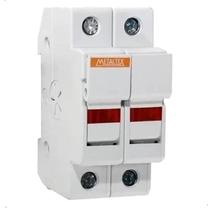 Porta Fusível Cartucho 8,5x31,5mm 2 Polos 20A Metaltex