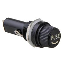 Porta Fusível de Vidro 5X20MM Preto