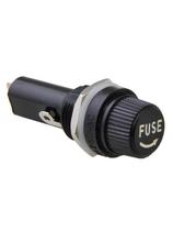 Porta Fusivel De Vidro 5X20Mm Preto