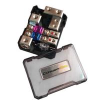 Porta fusivel distribuidor 2 vias combinado positivo e negativo