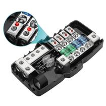 Porta fusivel distribuidor 4 vias combinado pos e neg