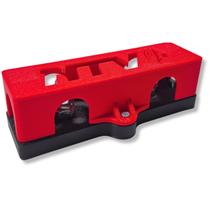 Porta fusivel faca grande som automotivo barramento 3 vias com tampa ntv Porta fusivel faca grande som automotivo barramento 3 vias com tampa ntv