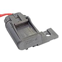 Porta Fusível Lâmina Comum Fio 1,50mm Com Suporte Tampa Vedação 2 Vias Fêmea - TC302.0907