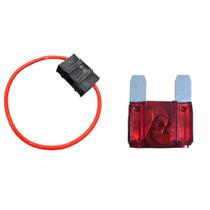 Porta Fusível Maxi Fio 4mm reforçado E 1 Fusível Lâmina Max