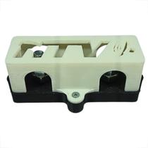 Porta fusível mega grande 3 vias para som automotivo com tampa proteção elétrica