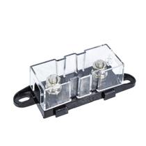 Porta Fusivel Mega Potência 32V 500 Amperes Sistema Som Automotivo Com Tampa Proteção Acrilico - DNI7516 Porta Fusivel Mega Potência 32V 500 Amperes Sistema Som Automotivo Com Tampa Proteção Acrilico - DNI7516