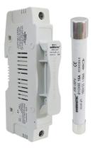 Porta Fusível Solar Unipolar + Fusível 15a 1500v Gpv 10x85mm