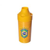 Porta Garrafa em Plástico Amarelo Copa do Mundo 2022 600ml - Plasutil