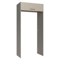 Porta-Geladeira 103 cm 1 Porta Basculante Crema/Rustic/Crema Agata Madesa Porta-Geladeira 103 cm 1 Porta Basculante Crema/Rustic/Crema Agata Madesa