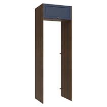 Porta-Geladeira 73 cm 1 Porta Basculante Rustic/Azul Vik Madesa Porta-Geladeira 73 cm 1 Porta Basculante Rustic/Azul Vik Madesa