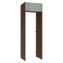 Porta-Geladeira 73 cm 1 Porta Basculante Rustic/Cinza Lux Madesa Porta-Geladeira 73 cm 1 Porta Basculante Rustic/Cinza Lux Madesa