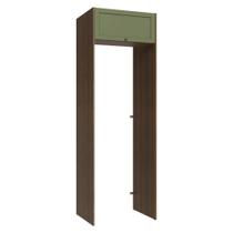 Porta-Geladeira 73 cm 1 Porta Basculante Rustic/Verde Vik Madesa Porta-Geladeira 73 cm 1 Porta Basculante Rustic/Verde Vik Madesa